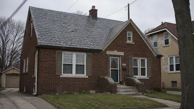 A natural slate roof on an older Milwaukee home